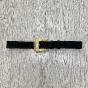 Western leather belt with gold buckle - NORA Couleur : Black