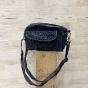Leather bag with braided pockets - CELESTE Couleur : Black