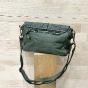 Leather studded flap bag - MARIA