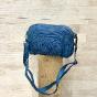 Leather bag with leather braided pocket - Bekaloo