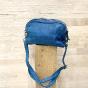 Leather braided double zipped bag - HELENE