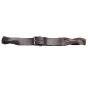 Braided leather belt - STELLA Couleur : Grey
