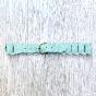 Soft braided leather belt buckle - MAUD Couleur : Mint