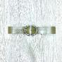 Tie-and-dye style leather belt - MARGOT Couleur : Kaki