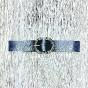 Calfskin tie-and-dye effect belt - Bekaloo