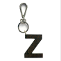 Leather keychain - Letter Z Couleur : Black