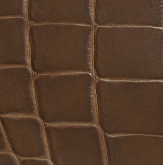 Calfskin Embossed With Crocodile Pattern